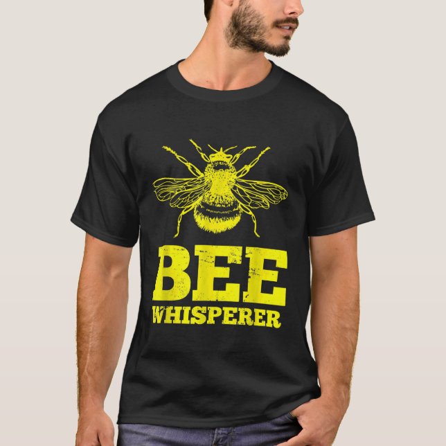Försiktighetsbiodlare försöker Behålla upp biodlar T Shirt (Framsida)