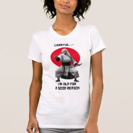 Försiktigt att jag är gammal för Bra T-shirt