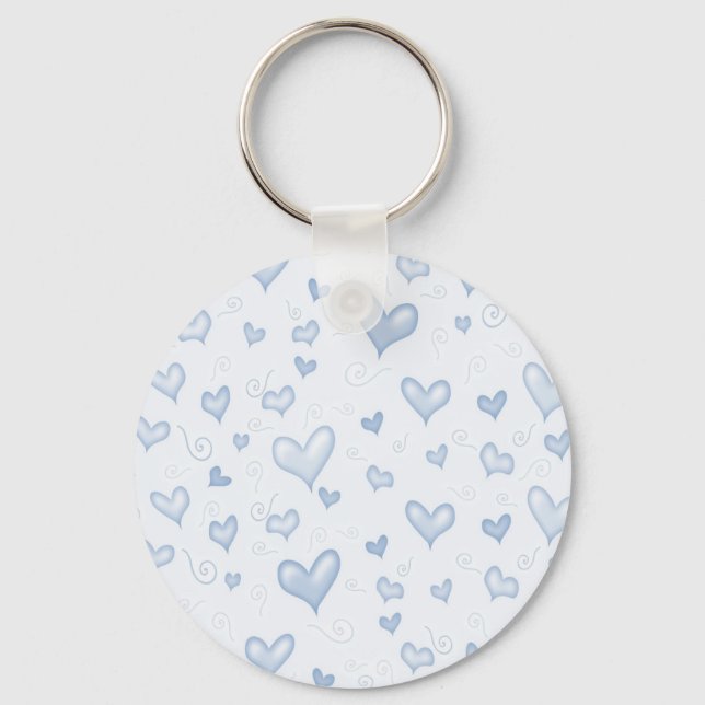Försiktigt Elegant Hearts Nyckelring (Framsida)