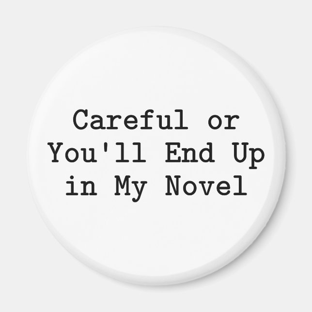 Försiktigt eller Novel Magnet (Framsidan)