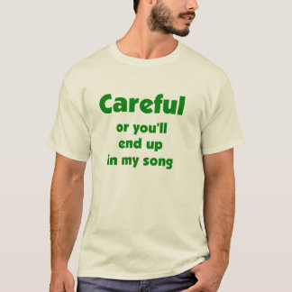 Försiktigt! utslagsplats t-shirt