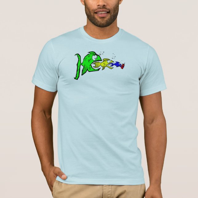 Försiktigt vad du äter tee shirt (Framsida)