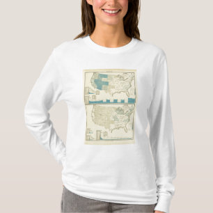 Försilvra och förkoppra att bryta regioner t-shirt