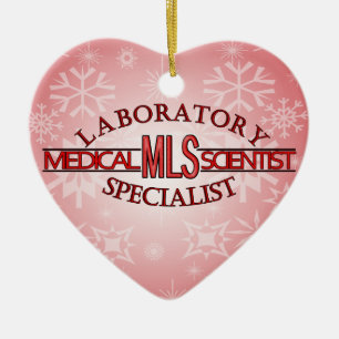 FORSKARE FÖR LABORATORIUM FÖR SPECIALISTLABB MLS JULGRANSPRYDNAD KERAMIK