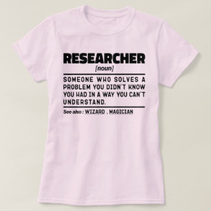 Forskare Noun Student Student Science Analysis T Shirt