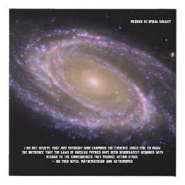 Forskare säger ... Galaxy Faux-Kanvastrycket