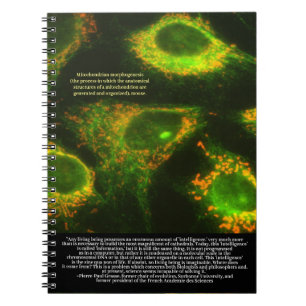 Forskare säger ... Grasse Quote och Mitochondria Anteckningsbok
