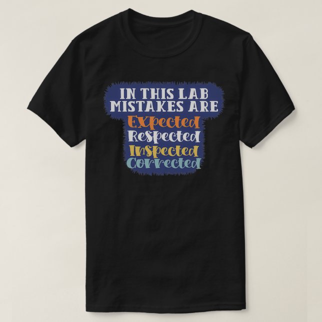 Forskare vid medicinska laboratorier t shirt (Design framsida)