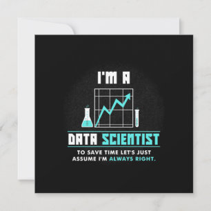 Forskarpresent Jag Är En Dataforskare Inbjudningar