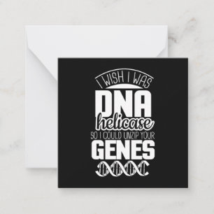 Forskarpresent   Jag önskar jag var DNA-helicase Anteckningskort