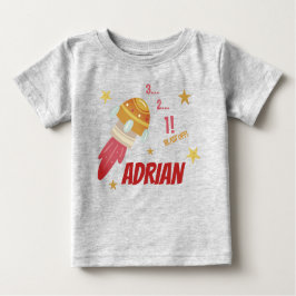 Förskjutning av Anpassadet Space Birthday T Shirt