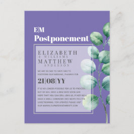 Förskjutning av Eucalyptus Greenery Förändring av  Vykort