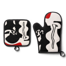 Förskjutningskammare: Abstrakt Black, White & Red