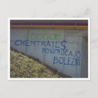 Forskning Chemtrails Polen vykort