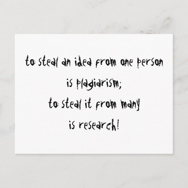 Forskning Vykort (Framsida)