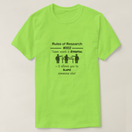 Forskningregler 002 tee shirt