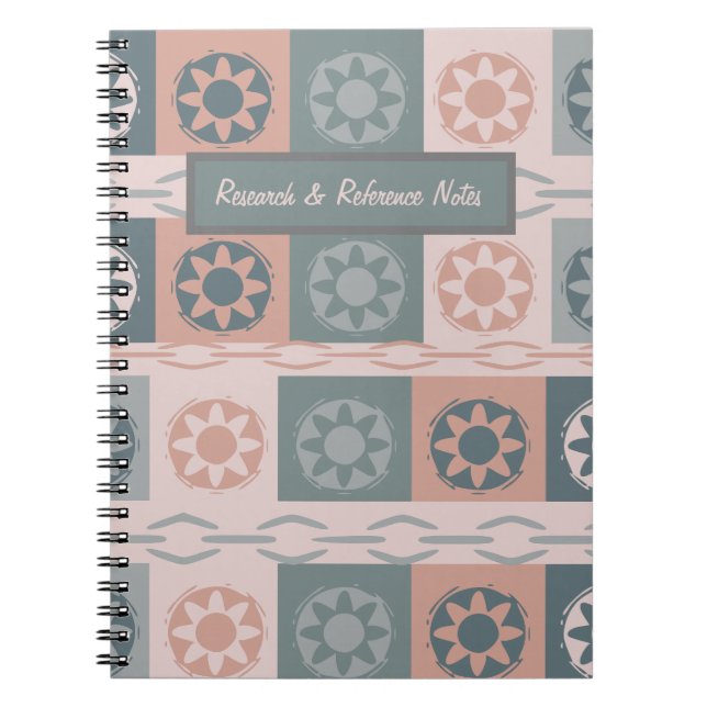 Forsknings- och referensanteckningar: anteckningsbok (Framsidan)