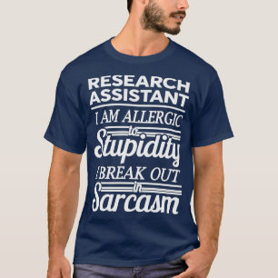 FORSKNINGSBISTÅND Klassisk TRhirt T Shirt