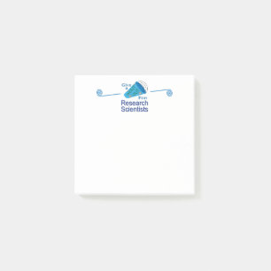 Forskningsforskare Post-it Block