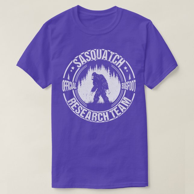 Forskningsgrupp Sasquatch T Shirt (Design framsida)