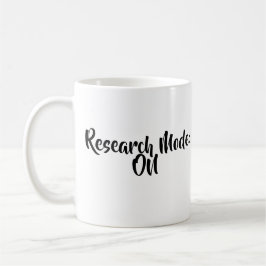 Forskningsläge vid kaffeinläsning kaffemugg