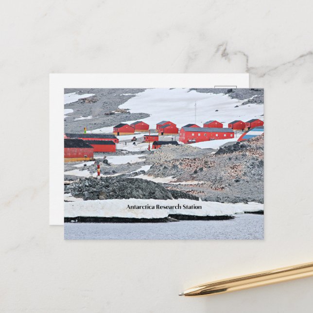 Forskningsstation i Antarktis Vykort (Fram/Back In Situ)