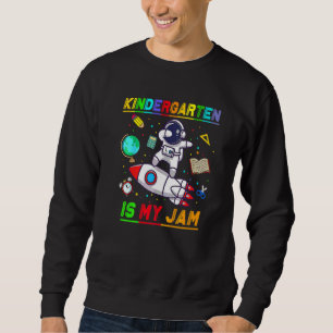 Förskola Är Min Grej Astronaut Höstlov T-Shirt Lång Ärmad Tröja