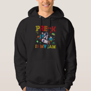 Förskola Är Min Grej Dabbing Astronaut Lärare Barn Hoodie