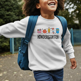 Förskola Back to School Söt Doodle T Shirt