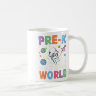 Förskola Elev Lärare Astronaut Rymden Tillbaka Til Kaffemugg