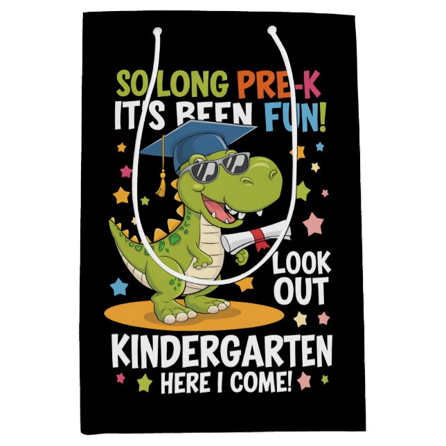 Förskola examen förskoleklass Dinosaurie T Rex (Framsidan)