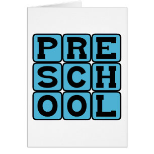 Förskola, grundskola hälsningskort