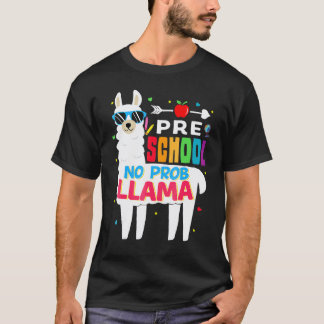 Förskola Inget Prob Llama Lärare Elev Tillbaka Til T Shirt