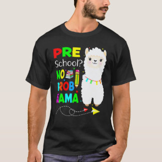 Förskola Inget Prob Llama Lärare Elev Tillbaka Til T Shirt