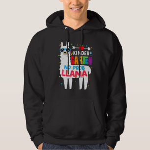 Förskola Inget Problem Lama Lärare Elev Tillbaka T Hoodie