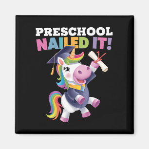 Förskola Nailed It Enhörning Examen Hatt Magnet