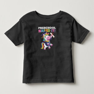 Förskola Nailed It Enhörning Examenståg T Shirt