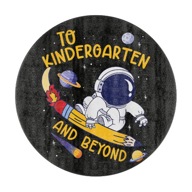 Förskola Och Beyond Astronaut Tillbaka Till Skolan (Framsidan)