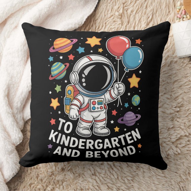 förskola och bortom astronaut utrymme kudde (Filt)