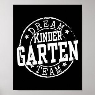 Förskole Dröm Lag Förskole Present Till Te Poster