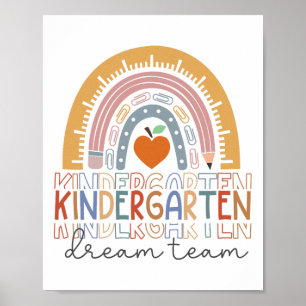 Förskole Drömteam Regnbåge Välkommen Ck Till Skola Poster
