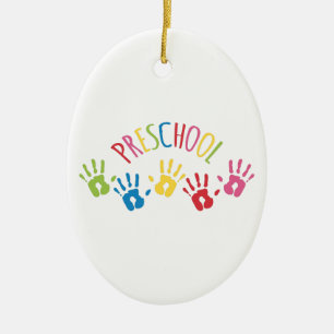 Förskole- Julgransprydnad Keramik