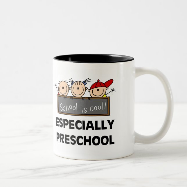 Förskole- School är kall Två-Tonad Mugg (Höger)