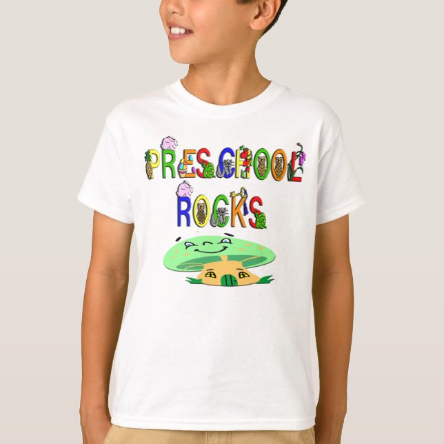 Förskole- stenchampinjon tee shirt (Framsida)