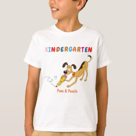 Förskole T-shirt Hund & Penna