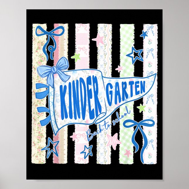 Förskole vimpel båge tillbaka till skolan lärare poster (Framsidan)