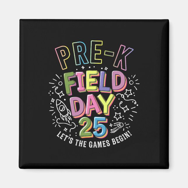 Förskoleaktivitetsdag 2025 Låt spelen börja Barn L Magnet (Framsidan)