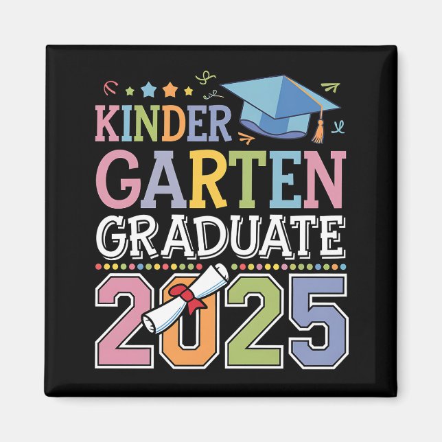 Förskoleavgangselev 2025 Examen Skola Magnet (Framsidan)