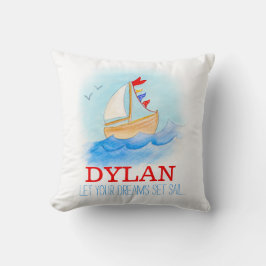 Förskolebarn för personlig som seglar under sjökud kudde