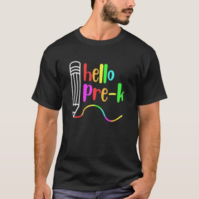 Förskoledagen för lärare och barn t shirt (Framsida)
